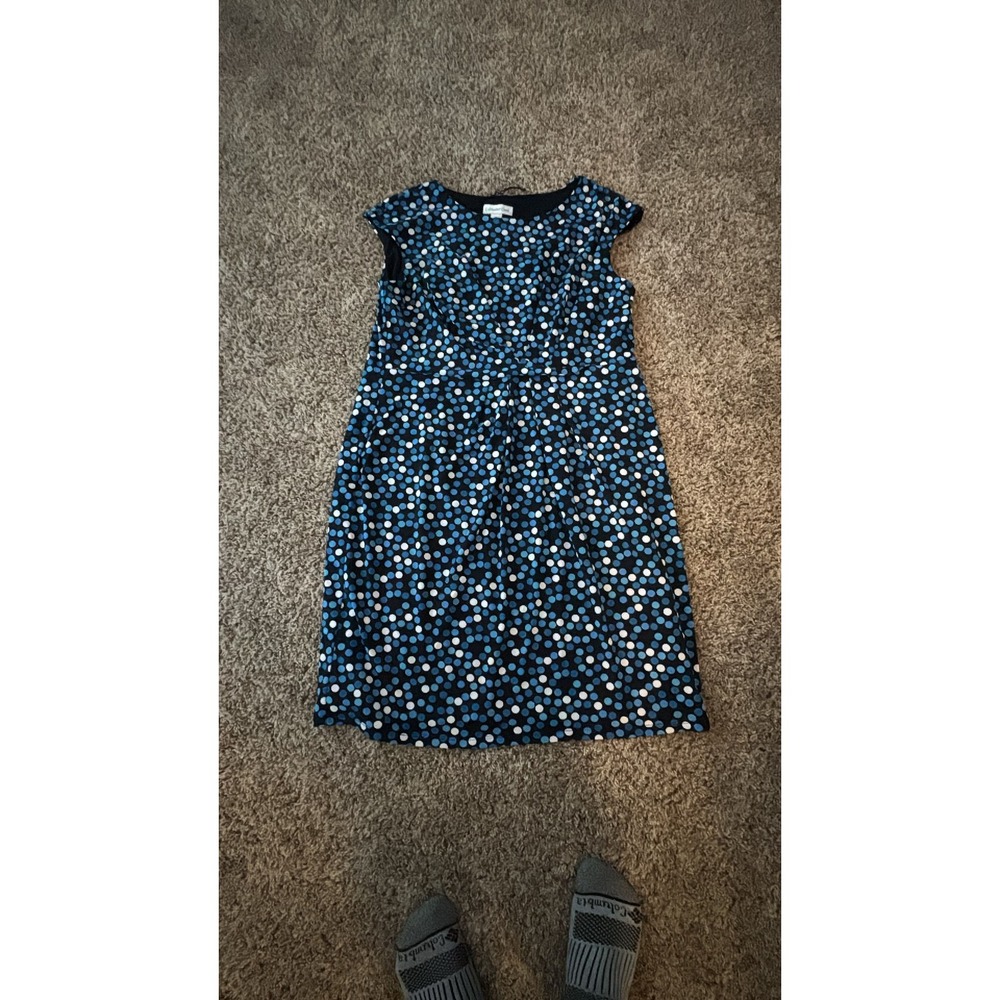 Coldwater‎ Creek Polka Dot Dress Size Petite Large